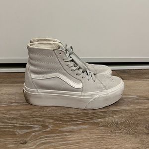Vans Grey High Top Platform Women’s 7.5